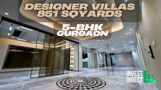 Designer Villa : 851 SQ YD Dream Home | Builder floor in Sushant Lok 3 Gurgaon !