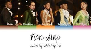 1-23. Non-Stop (Hamilton) - Color Coded Lyrics