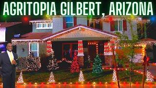 Arizona's Best Neighborhood for Christmas Lights | Agritopia Gilbert Arizona Walking Tour