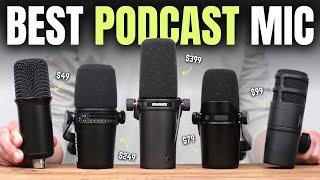 7 QUALITY Microphones For PODCASTING (2024) | Shure SM7B, MV7, AT2040 & Icon Pro