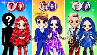 Descendants Couples Get New Fashion | Best DIY Fashion Paper Dolls