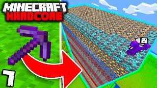 Mining 10,000 ORE in Minecraft Hardcore!