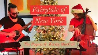 Fairytale Of New York (The Pogues ft. Kirsty MacColl) | The HoneyVoom Duo (Cello & Guitar)