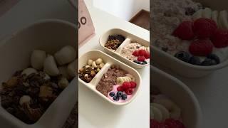 yogurt bowl meal prep #asmr #food #asmrfood #yogurt #foodie #healthyfood #shorts #breakfast