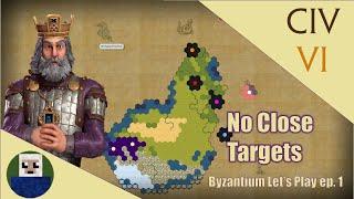 So much space, but I wanted close neighbors  Civ 6 Let's Play Byzantium ep. 1