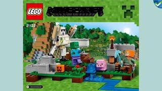 21123 The Iron Golem LEGO® Minecraft Manual at the Brickmanuals Instruction Archive