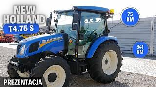 NEW HOLLAND T4.75S - prosty, mały i zwinny pomocnik | Prezentacja / test ciągnika