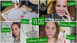 Vlog : Un film, achats Cultura et Primark, coloriage, parfum Chogan et challenge HallowLrt !