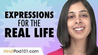 Vocabulary and Common Expressions for Real Life Hindi Conversation