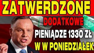 DODATKOWE PIENIĄDZE DLA SENIORÓW. ZUS BĘDZIE PŁACIŁ DO 1330 ZŁ EMERYTURY PAŹDZIERNIK 2024