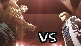 Hajime Hanafusa vs Bando Yohei DUBBED!!- Kengan Ashura HD! The Dissector vs The Bloody Tusk!!! 