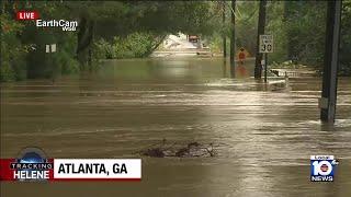 Video shows flooding in Atlanta, Ga.