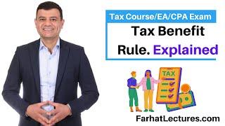 Tax Benefit Rule Explained