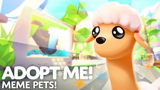 Bring On The MEMES! Three New Pets!  Build Your Own OBBYS! Adopt Me! On Roblox!