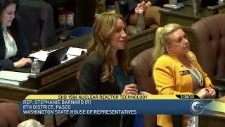 Rep. Stephanie Barnard’s advanced nuclear reactor technology bill passes the state House