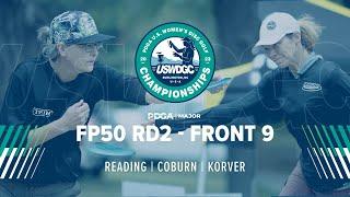 2023 U.S. Women’s Disc Golf Championship FP50 R2F9 Des Reading | Tamara Coburn | Juliana Korver