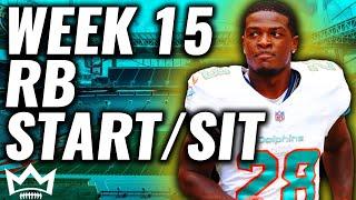 Running Backs You MUST START and SIT in Week 15 (Every Matchup) | 2024 Fantasy Football