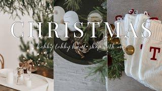 CHRISTMAS 2024 SHOP WITH ME | HOBBY LOBBY HAUL & SHOPPING AT HOME ​⁠@tiahnamrose