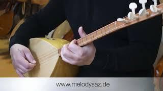 Saz Baglama  - Ögrenci Sazi DUT - Saz lernen Saz kursu - Melody Saz Evi - Ay dilbere