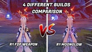 C0 Kokomi : Everlasting Moonglow Vs Prototype Amber Builds Damage Comparison [Genshin Impact]