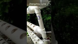 Factory price hydroponics agricultural pvc pipe greenhouse