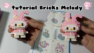 tutorial Bricks Melody 🩷 | building blocks | mini lego