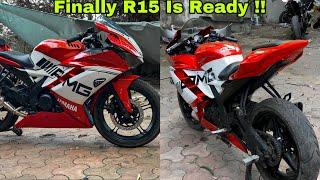 YAMAHA R15 V2 MODIFIED INTO R3 AMG EDITION || #R15Modified