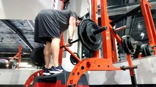 Smith machine dead stop barbell row