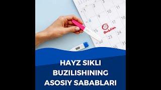 Hayz sikli buzilishining asosiy sabablari.   #eko #bepushtlik #homiladorlik #davolash #kista #donor