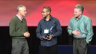 Intuit's first "Founders Innovation Award" winner, Hugh Molotsi