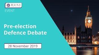 Pre-election Defence Debate