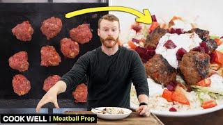 These Spicy Garlic Meatballs are a perfect weekly prep item.