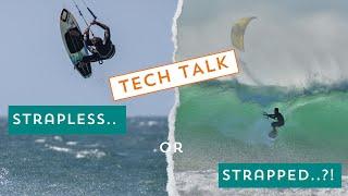 Tech talk: kitesurfing strapless or strapped on a directional kiteboard