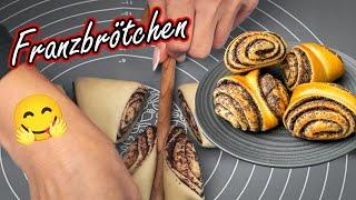 Franzbrötchen mit Mohn-Füllung | Gebäck Rezept für fluffigen Genuss, einfach lecker