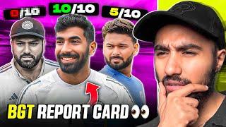 SHOCKING RATINGS! Bumrah SHINES - ROHIT FLOPS | IND vs AUS BGT Tests