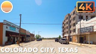  [4K] Colorado City, Texas!  Drive with me through a Texas town in Mitchell County, Texas.