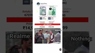 Cmf Phone 1 vs realme p1  #memes #vivo #iphone #shorts