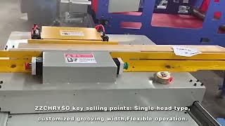 Single Head Wooden Pallets Slotting Notching Machine Pallet Notcher