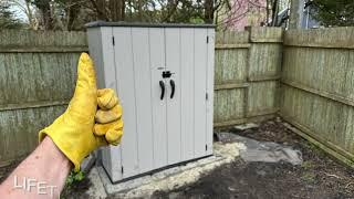 How To Build A Lifetime Vertical Storage Shed