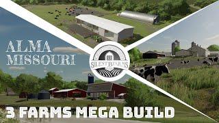 MEGA Tour of 3 Farm Build on Alma MO | Farming Simulator 22