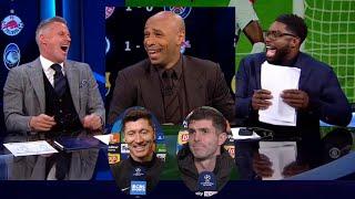 Thierry Henry, Jamie Carragher And Micah Richards Jokes With Lewandowski And Pulisic