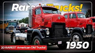 20 RAREST American Old Trucks From The 1950s, We Want Back! 