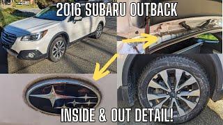 Deep Cleaning A 2016 Subaru Outback W/ Engine Bay Detailing! | Lake Stevens Auto Detailing