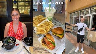 LAS VEGAS VLOG | Day 1 | Mirage, shopping outlets, Mon Ami Gabi