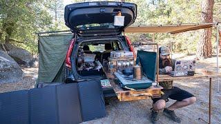 Ultimate Car Camping Setup | Solar Power, Cooking & Accessories