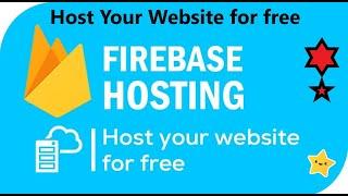 How to host a website for FREE - Google Firebase Website Hosting Tutorial