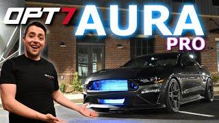 Installing The OPT-7 AURA Pro LED Grille Lighting Kit On My Mustang!!