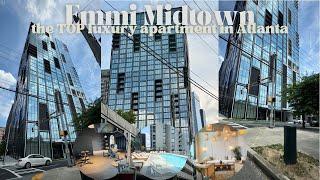 BRAND NEW, LUXURY Atlanta apartment tour | Emmi Midtown