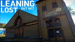 Abandoned St Andrews Church in Dawson City, Yukon.