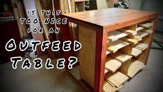 Is this TOO NICE for shop furniture? || Building a Hardwood Outfeed Table pt. 1